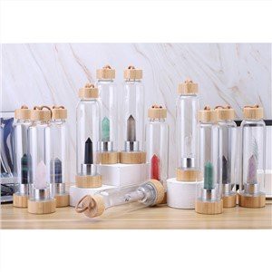 بطری آب کریستال شیشه ای