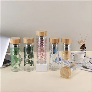 بطری چای دم کن شیشه ای